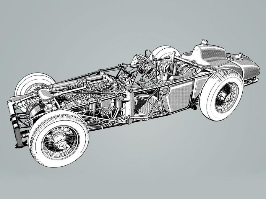  Mercedes-Benz 300 SLR 1954 года  (фото 4 из 21)